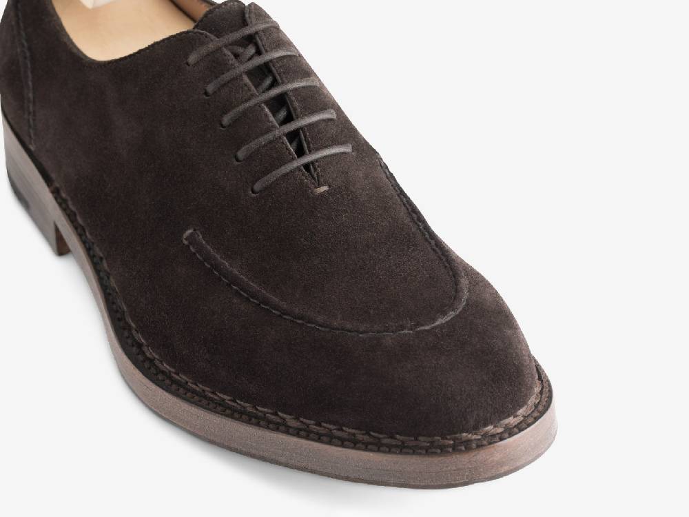 Paolo Sartori Art.666 Oxford in Camoscio Dark Brown Convenienza