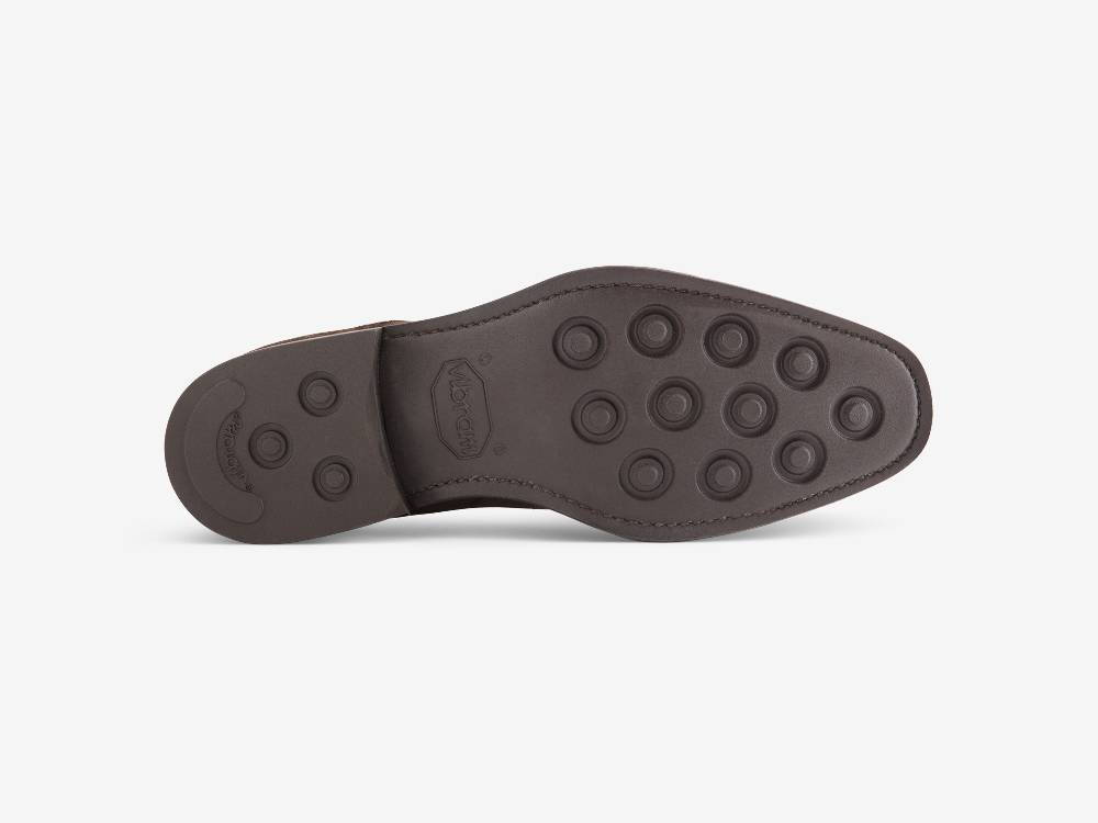 Paolo Sartori Art.626 Oxford in Camoscio Marrone Presa