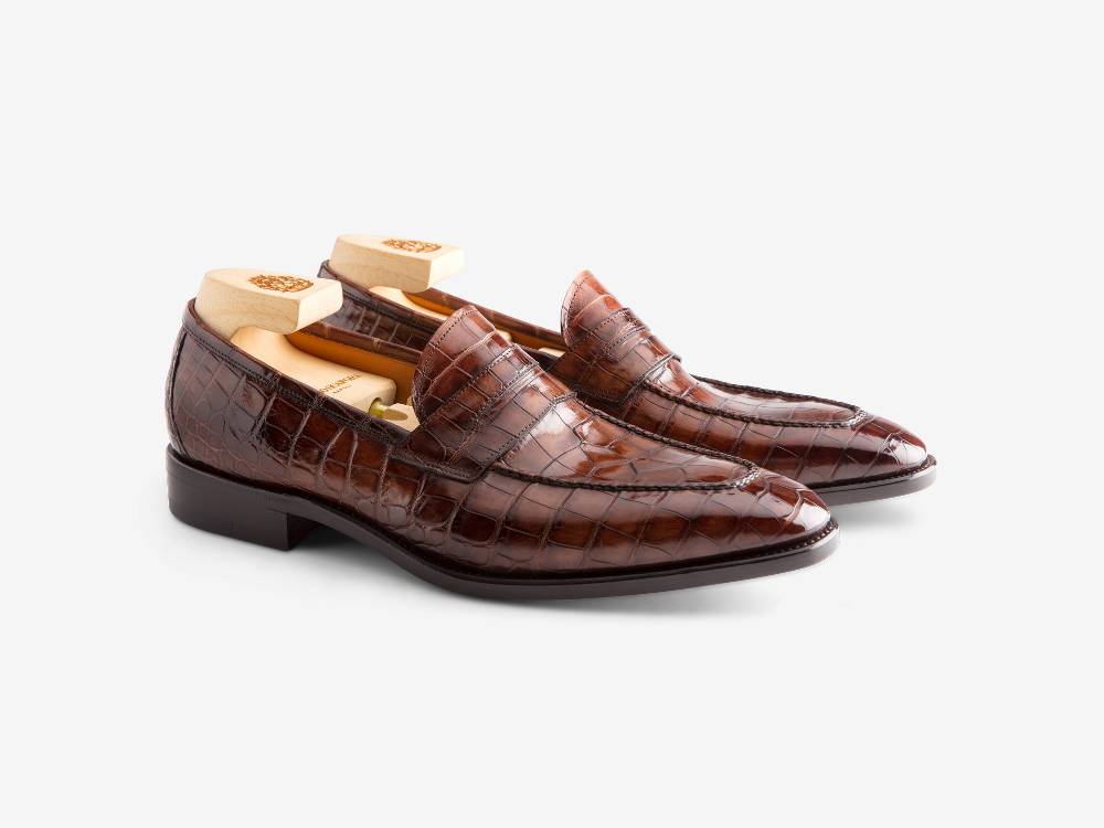 Paolo Sartori Art. 539 Mocassino in pelle Anticata Montella Latest stili