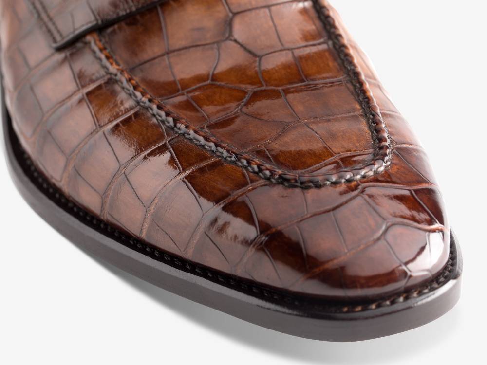 Paolo Sartori Art. 539 Mocassino in pelle Anticata Montella Latest stili