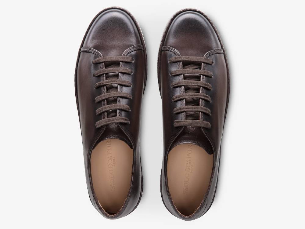 Paolo Sartori Art.Tenny1 Sneakers In Vitello Anticato Vietri Vendita Economica