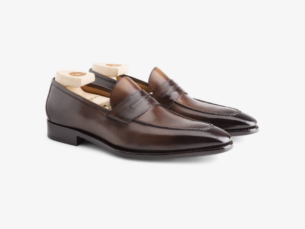 Paolo Sartori Art.539 Mocassino in pelle Anticata Montella Moda