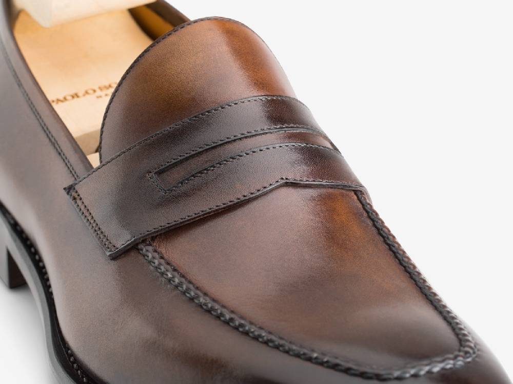 Paolo Sartori Art.539 Mocassino in pelle Anticata Montella Moda