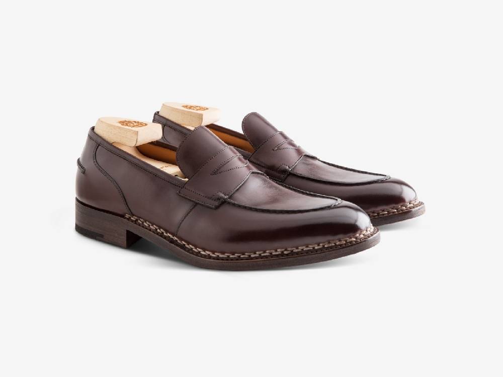 Paolo Sartori Art. 737 Loafer in Antiqued Positano Leather Italia