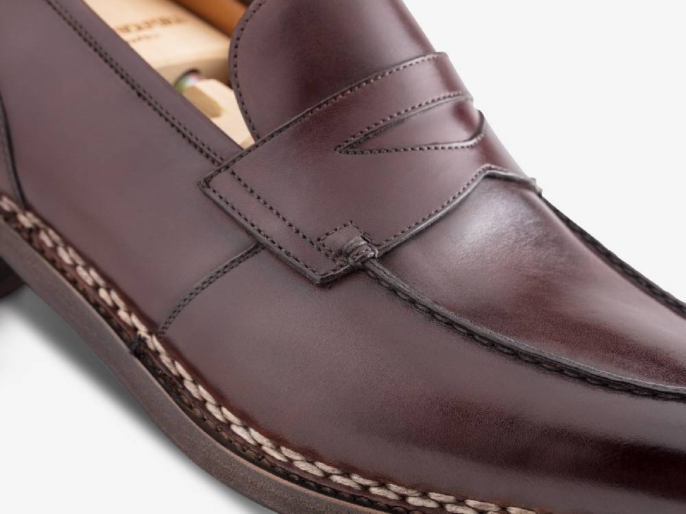 Paolo Sartori Art. 737 Loafer in Antiqued Positano Leather Italia