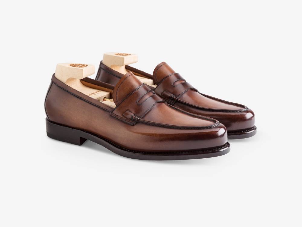 Paolo Sartori Art. 799 Loafer in Antiqued Montella Leather 2025
