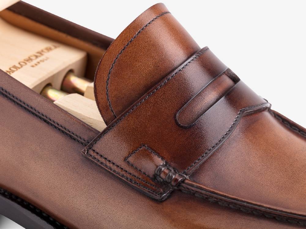 Paolo Sartori Art. 799 Loafer in Antiqued Montella Leather 2025
