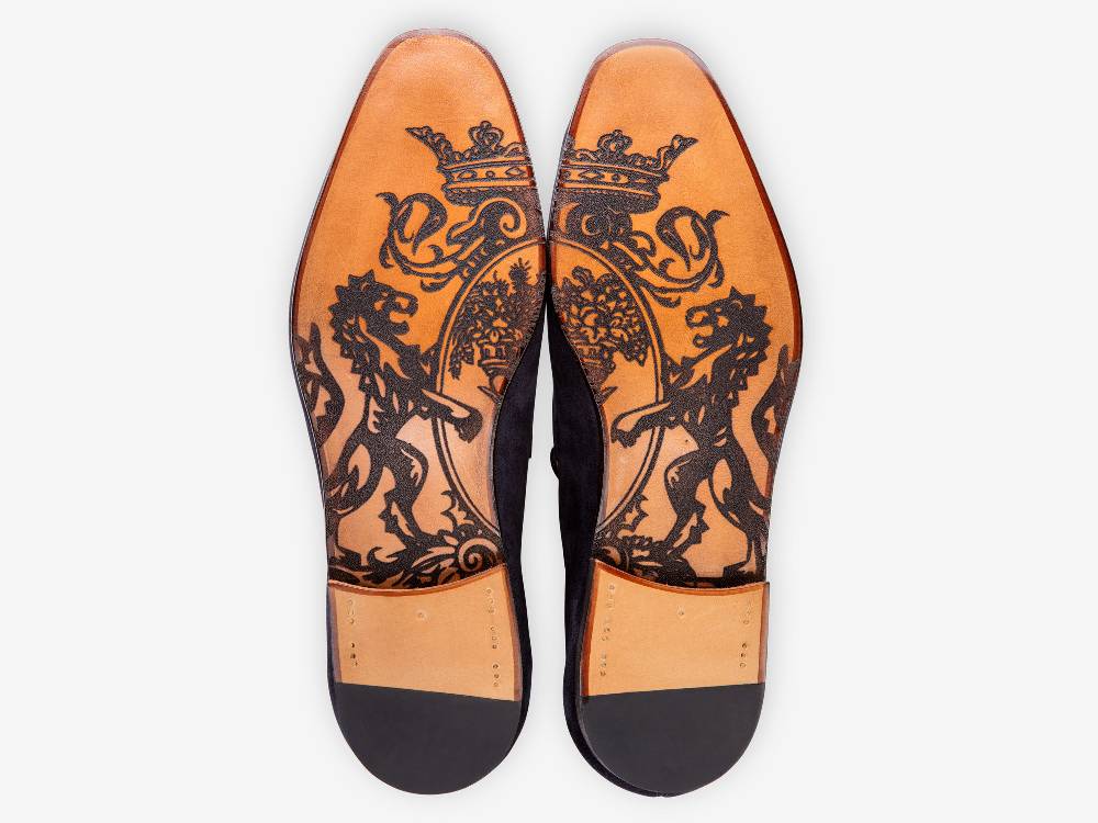 Paolo Sartori Art. 638 Mocassino in Camoscio Blue Promozione