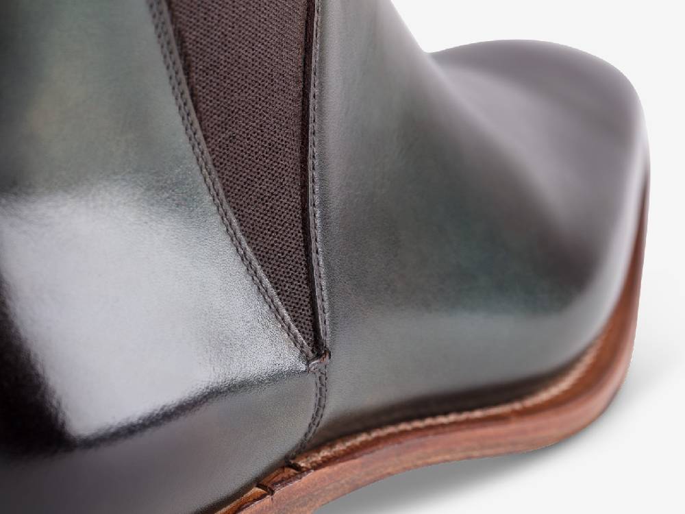 Paolo Sartori Art. 794 Beatles in Antiqued Olive Leather Saldi