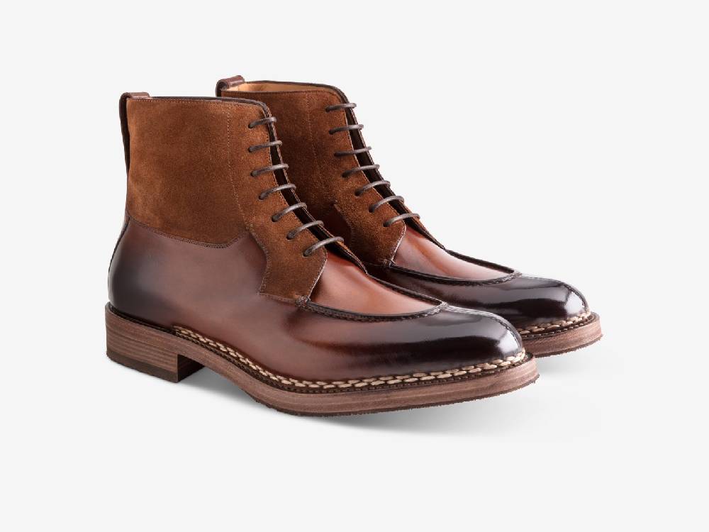 Paolo Sartori Art. 795 Boots in Antiqued Amalfi Leather Hotsell