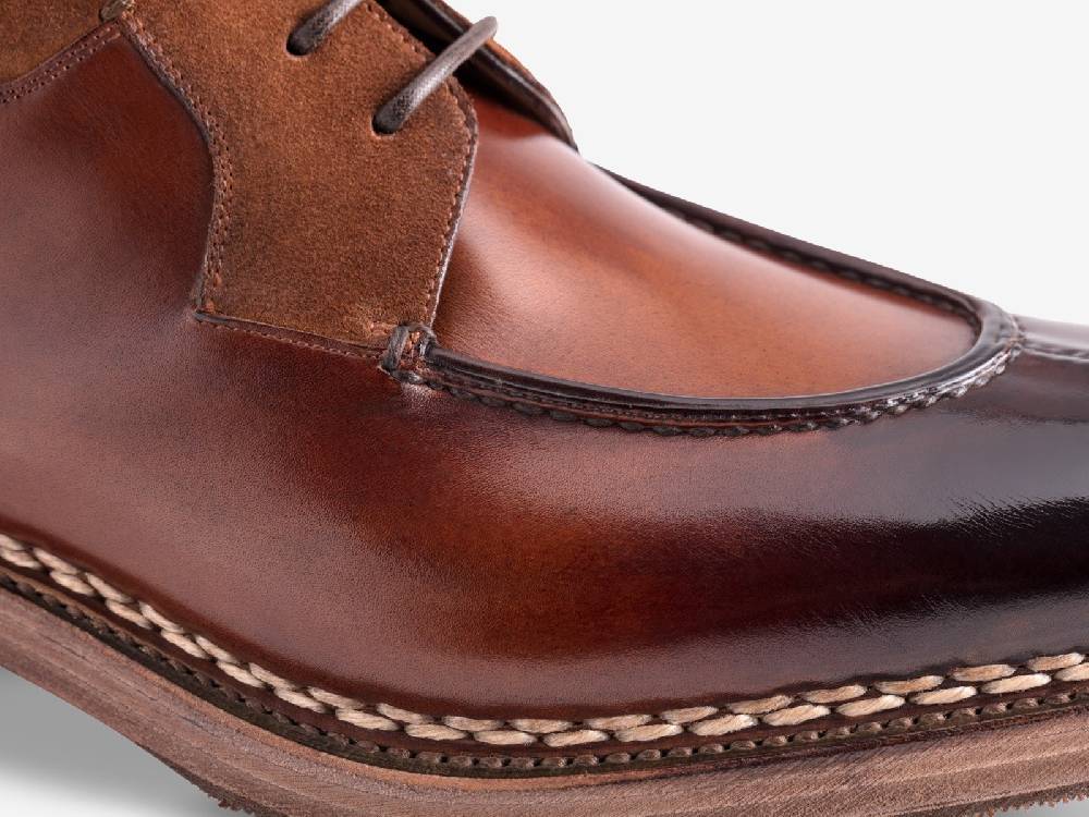 Paolo Sartori Art. 795 Boots in Antiqued Amalfi Leather Hotsell