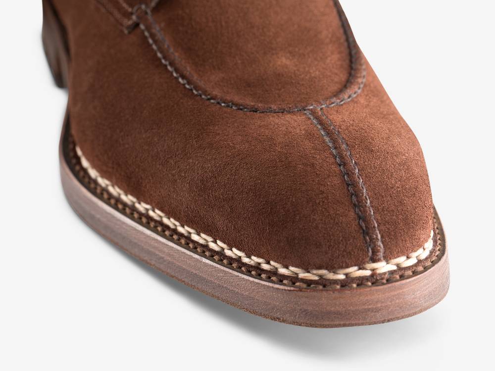 Paolo Sartori Art. 708 Boots in Camoscio Marrone Vendita Calda