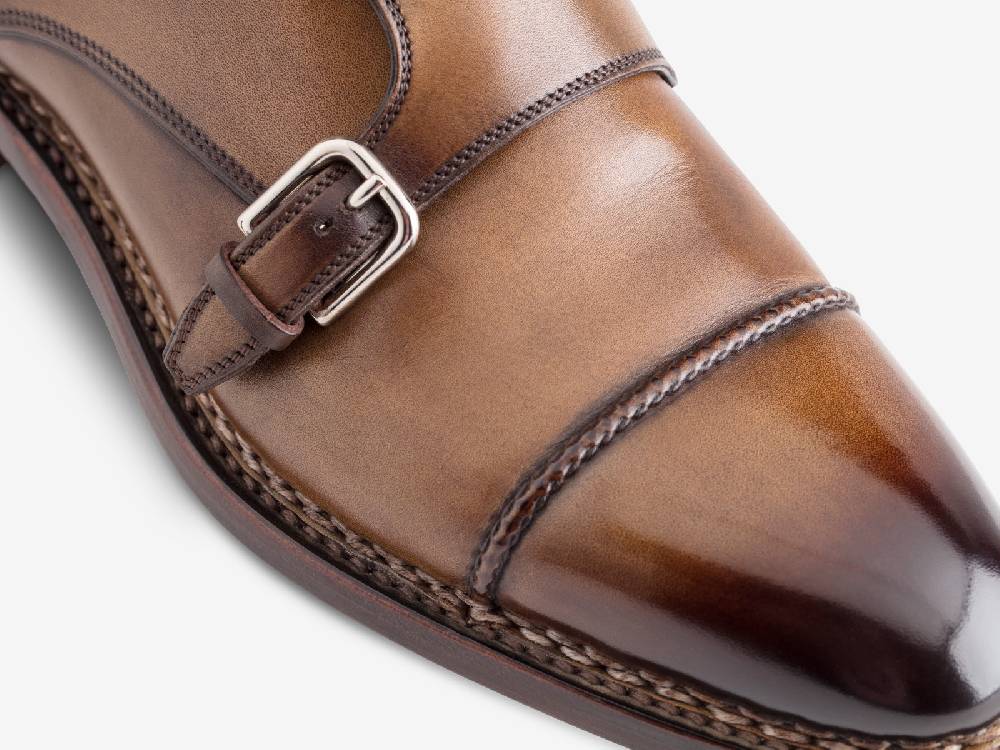 Paolo Sartori Art. 771 Boots Monkstrap in Antiqued Autunno Leather Saldi Di Fabbrica
