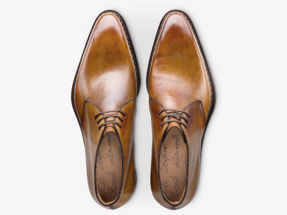 Paolo Sartori Art.St54 Desert Boot in Pelle Anticata Ravello Vendite Flash