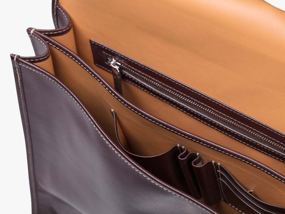 Paolo Sartori Briefcase Briefcase in pelle Anticata Vietri In Saldo