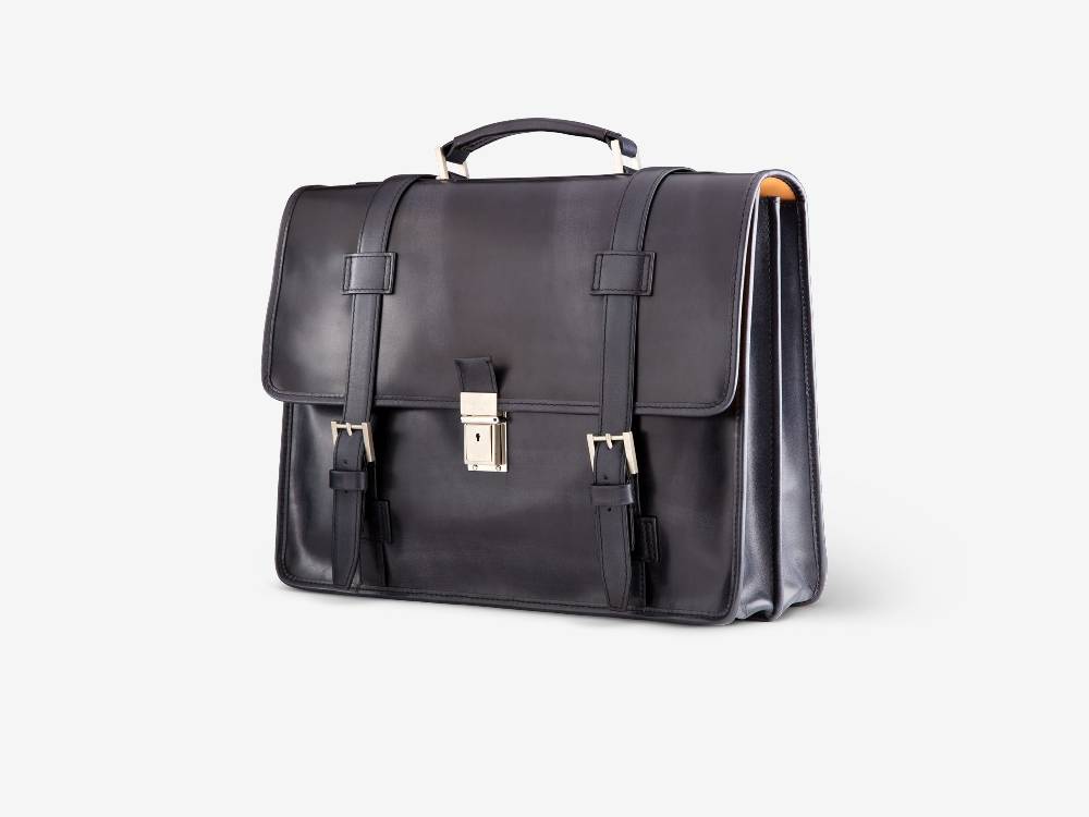 Paolo Sartori Briefcase Briefcase in pelle Anticata Furore Nuova