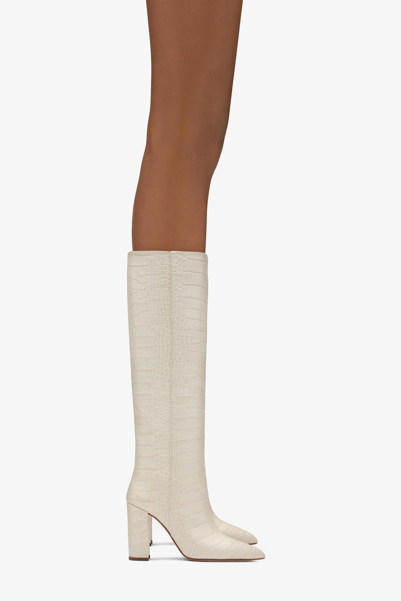 Paris Texas Block Heel Boot Affare Del Giorno