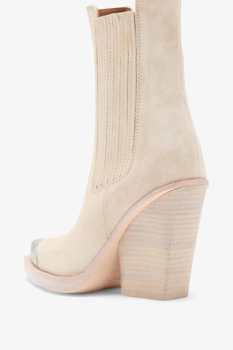 Paris Texas Dallas Embellished Toe Ankle Boot Nuovo
