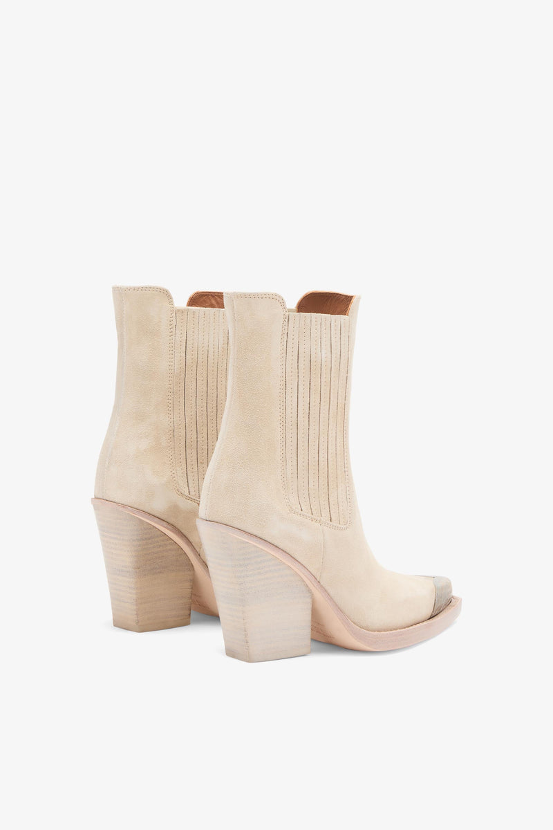 Paris Texas Dallas Embellished Toe Ankle Boot Nuova