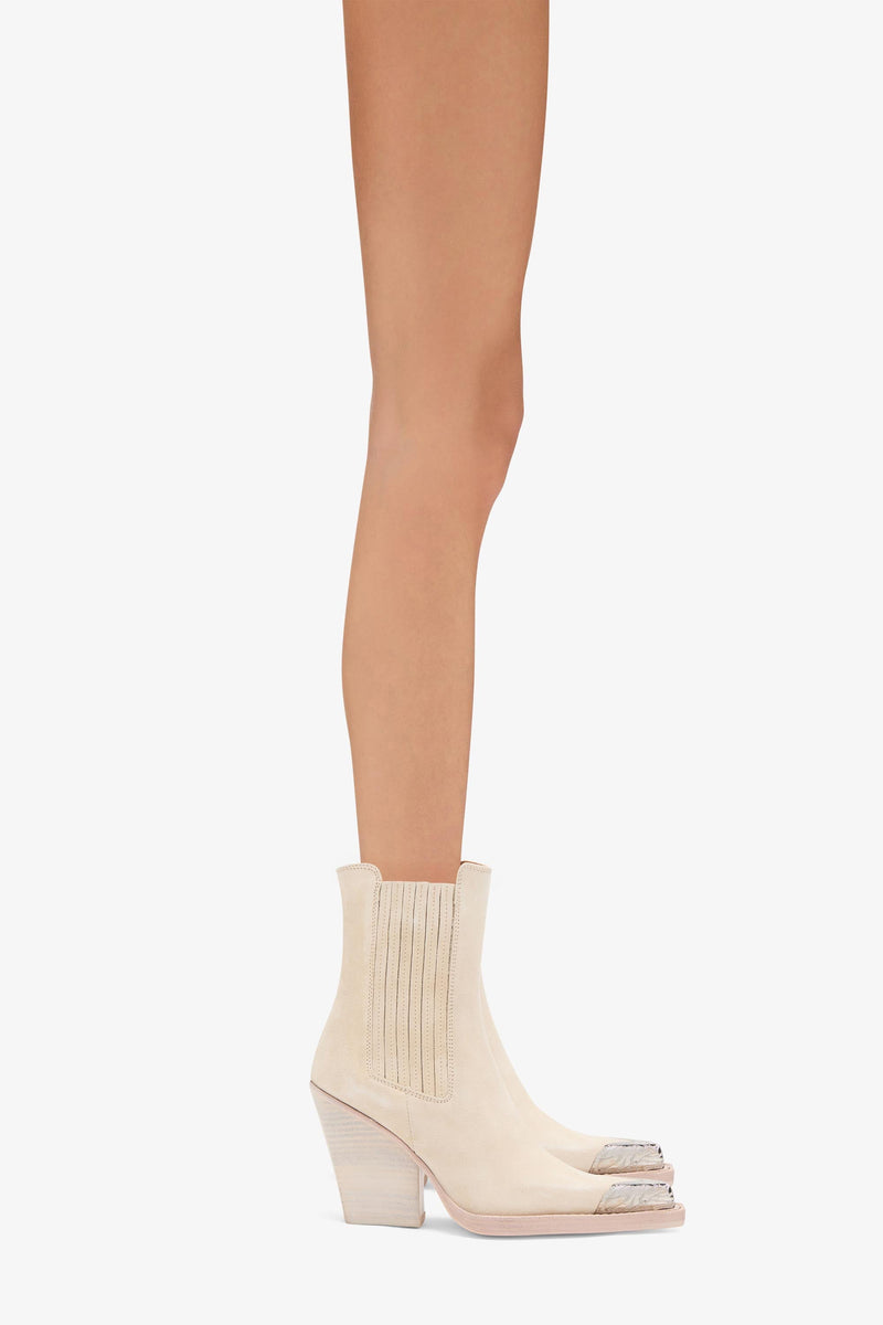 Paris Texas Dallas Embellished Toe Ankle Boot Nuova