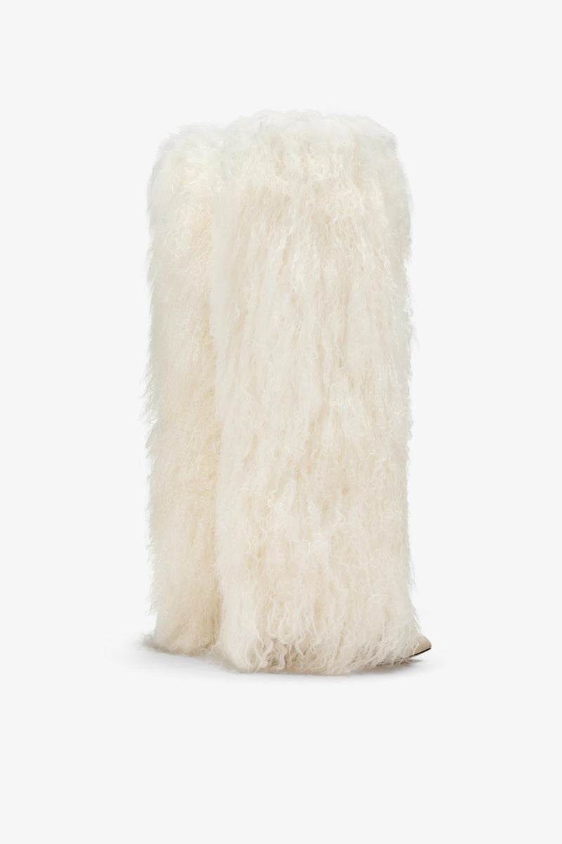Paris Texas Furry Stiletto Boot In Vendita