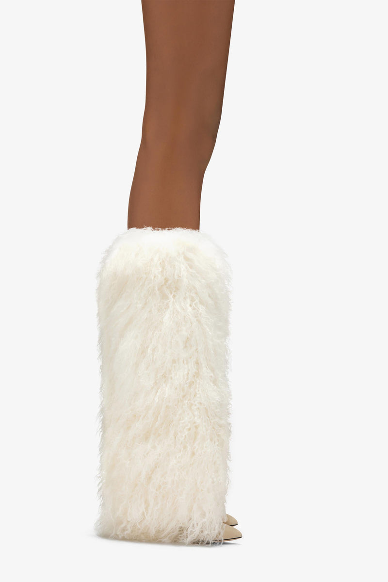 Paris Texas Furry Stiletto Boot In Vendita