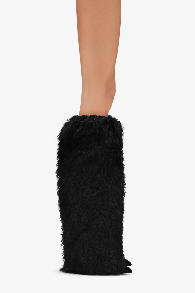 Paris Texas FURRY STILETTO BOOT Saldi