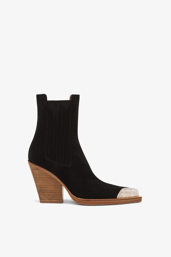 Paris Texas DALLAS EMBELLISHED TOE ANKLE BOOT Black Friday Prezzi