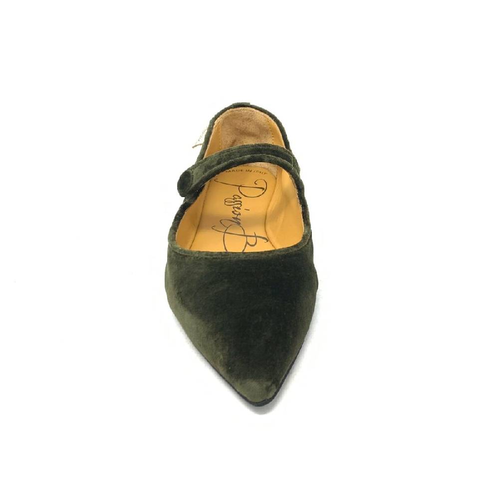 Passion Blanche Sophia Velluto Verde Militare Negozi Online