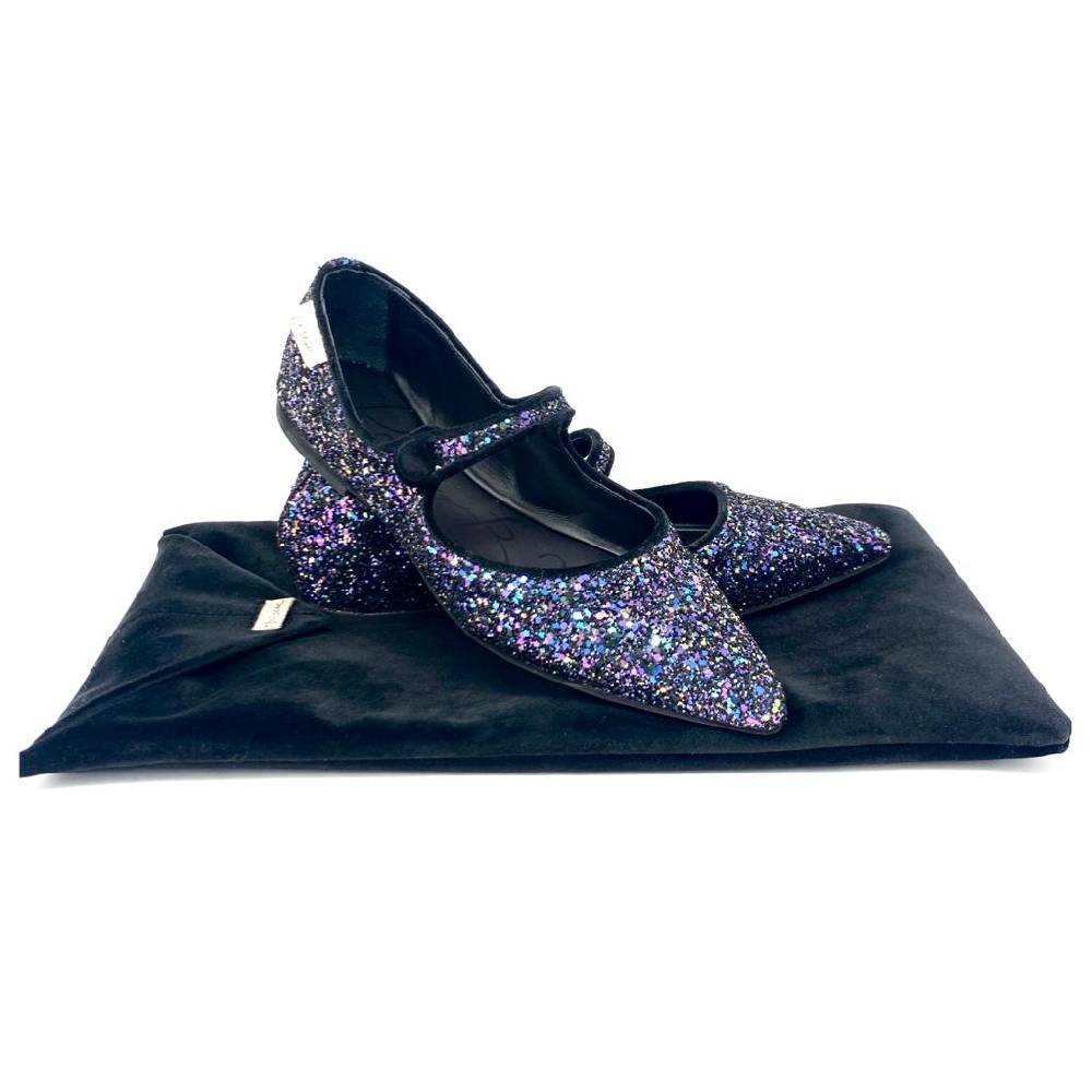 Passion Blanche Sophia Glitter Nero/Blu Outlet