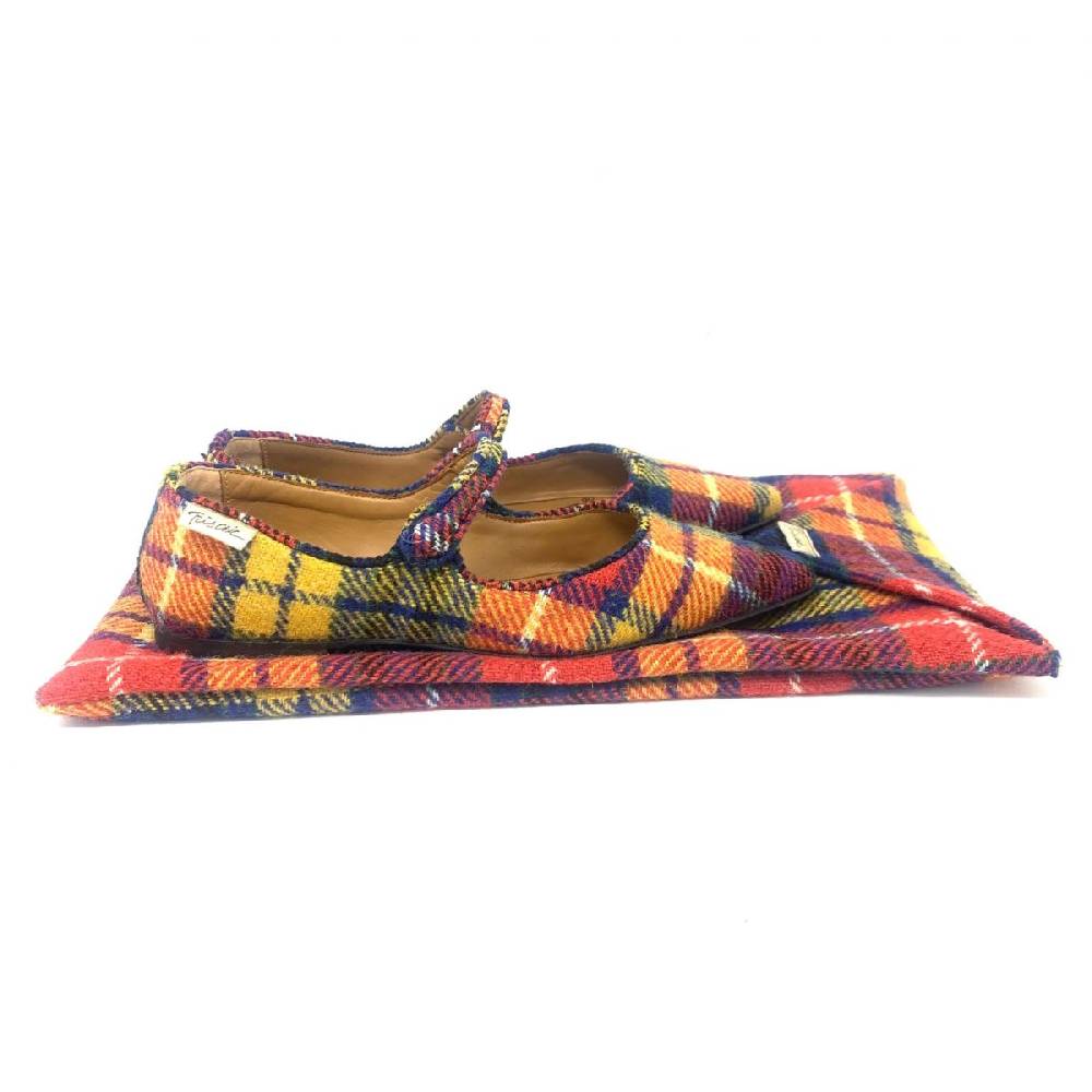 Passion Blanche Sophia Tartan Mix Lana Saldi Di Fabbrica