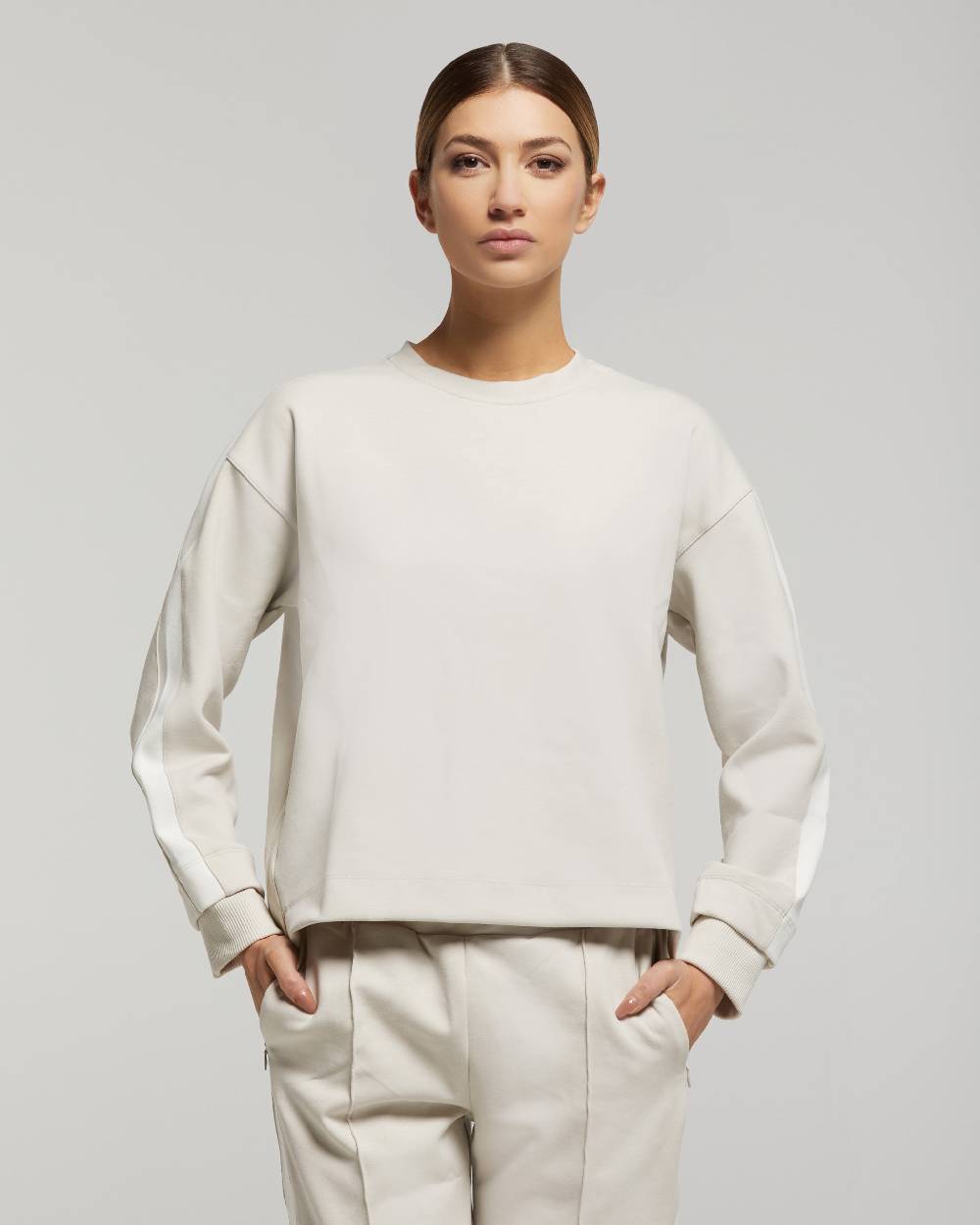﻿Pompea Set Completo Tuta donna Freetime (Beige) Affare Del Giorno
