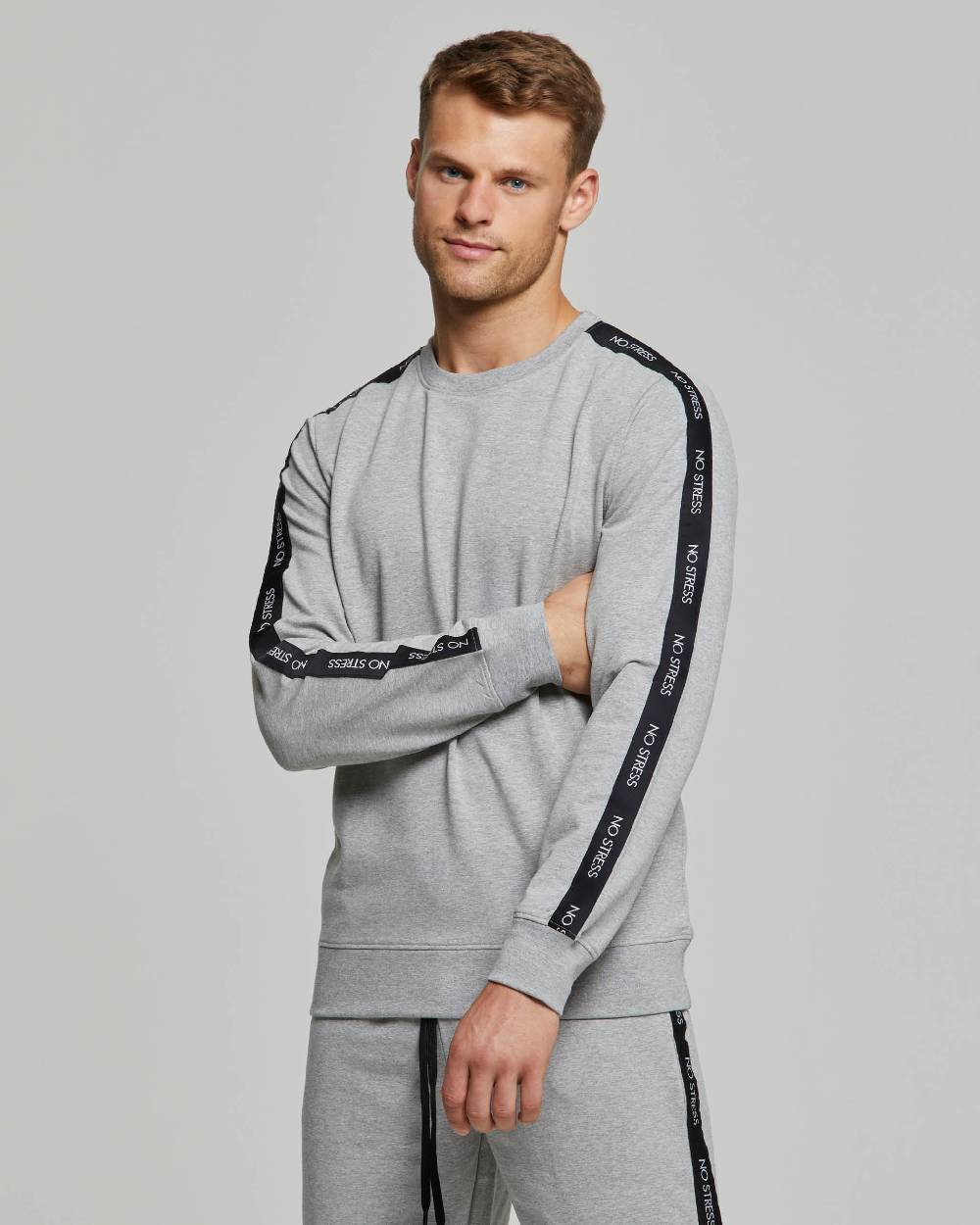 Pompea Set Completo Tuta NO STRESS (Grigio Melange) Prezzo Ridotto