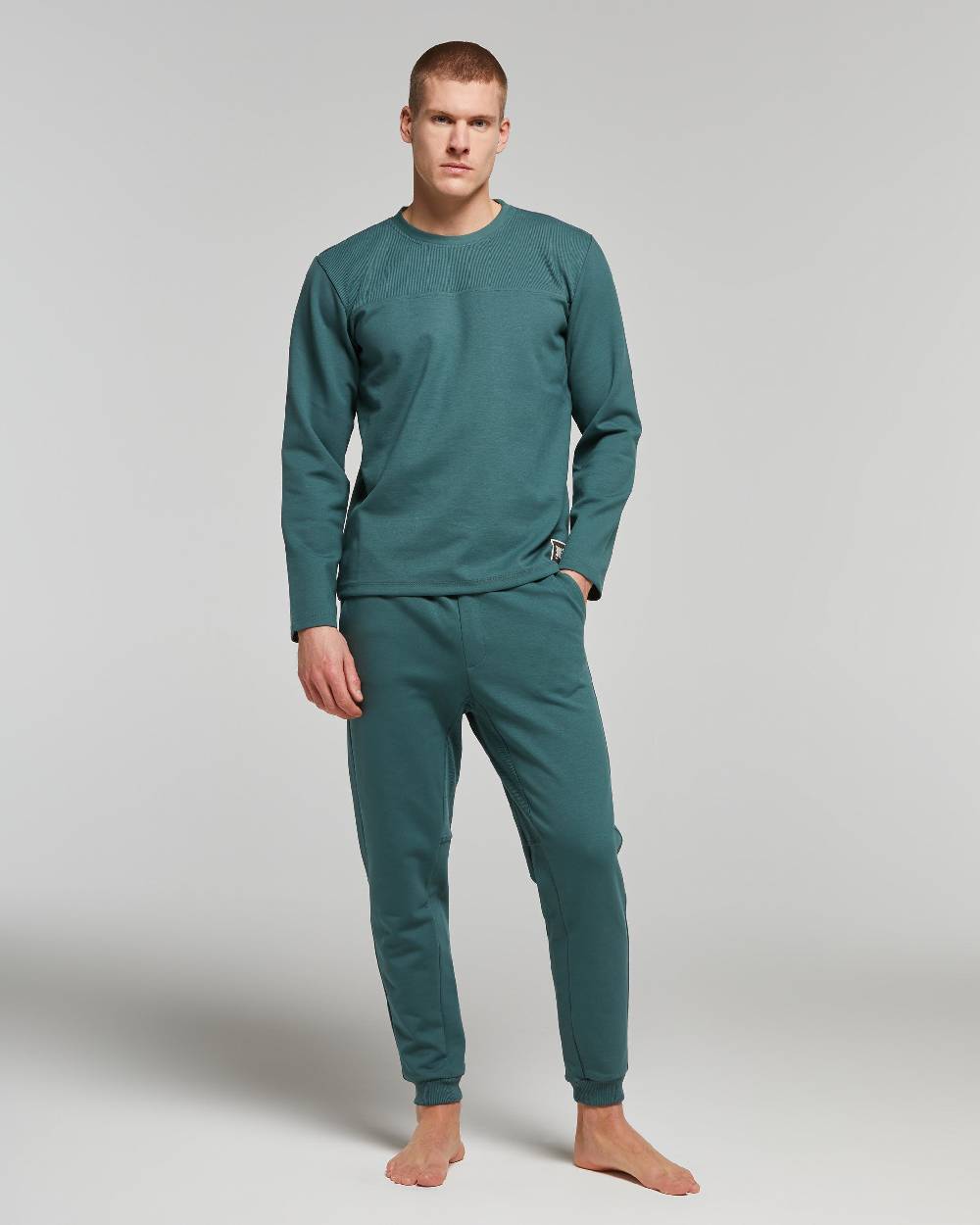 Pompea Set Completo Tuta uomo Freetime (Verde foresta) Saldi