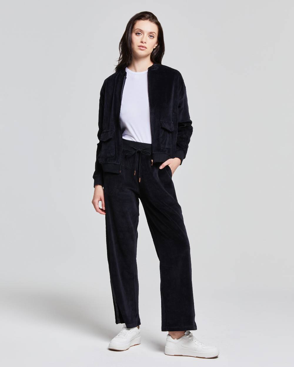 Pompea BOMBER VELLUTO DONNA Sconto