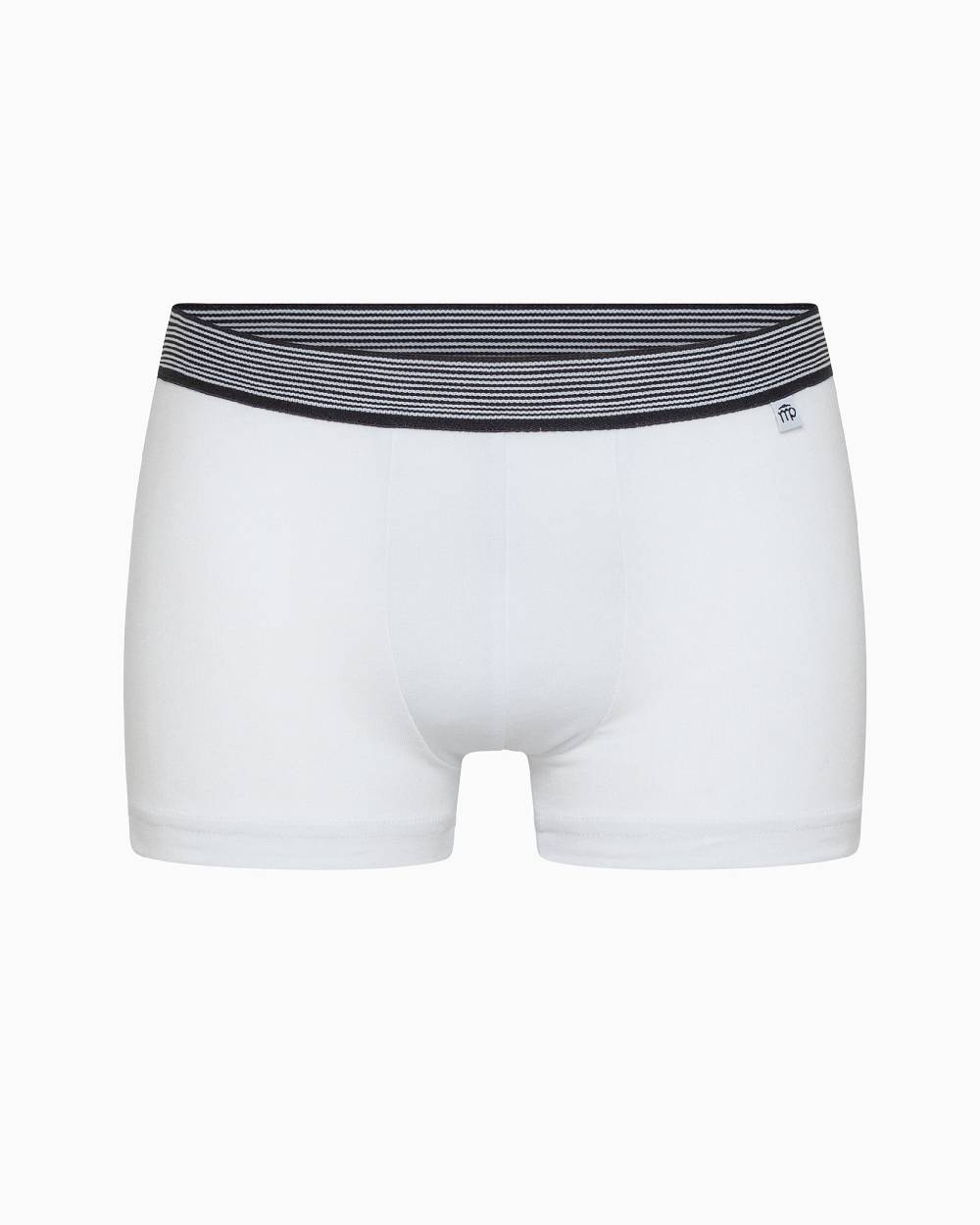 Pompea Boxer bimbo in cotone organico con elastico a righe Outlet