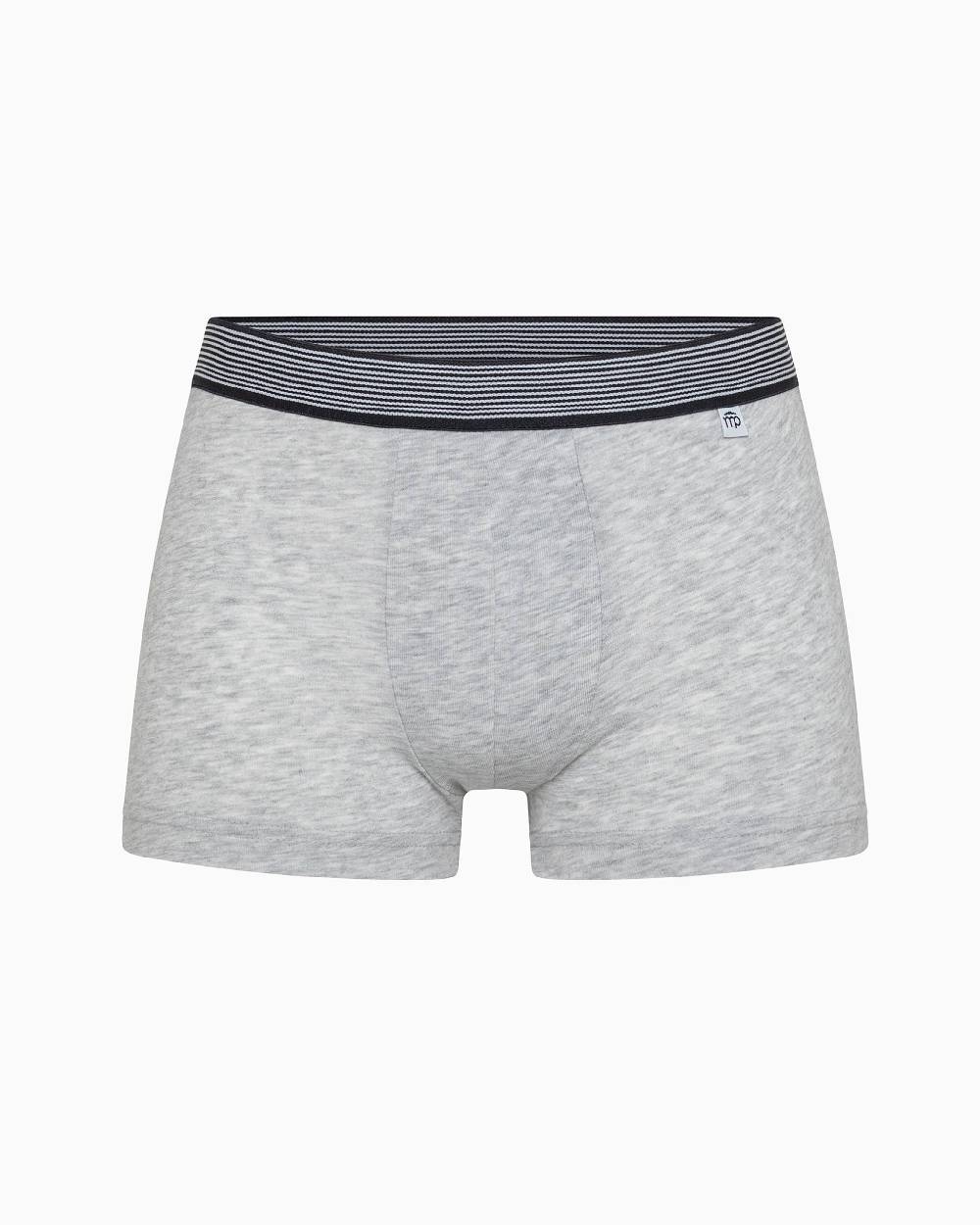 Pompea Boxer bimbo in cotone organico con elastico a righe In Vendita
