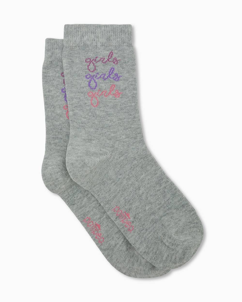 Pompea Calza bimba Tilde con scritta jacquard 2025
