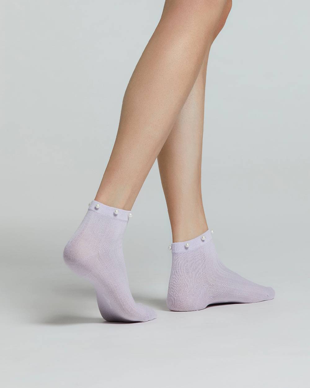 Pompea CALZA COTONE MORGANA CON PERLE Soddisfazione Garantita