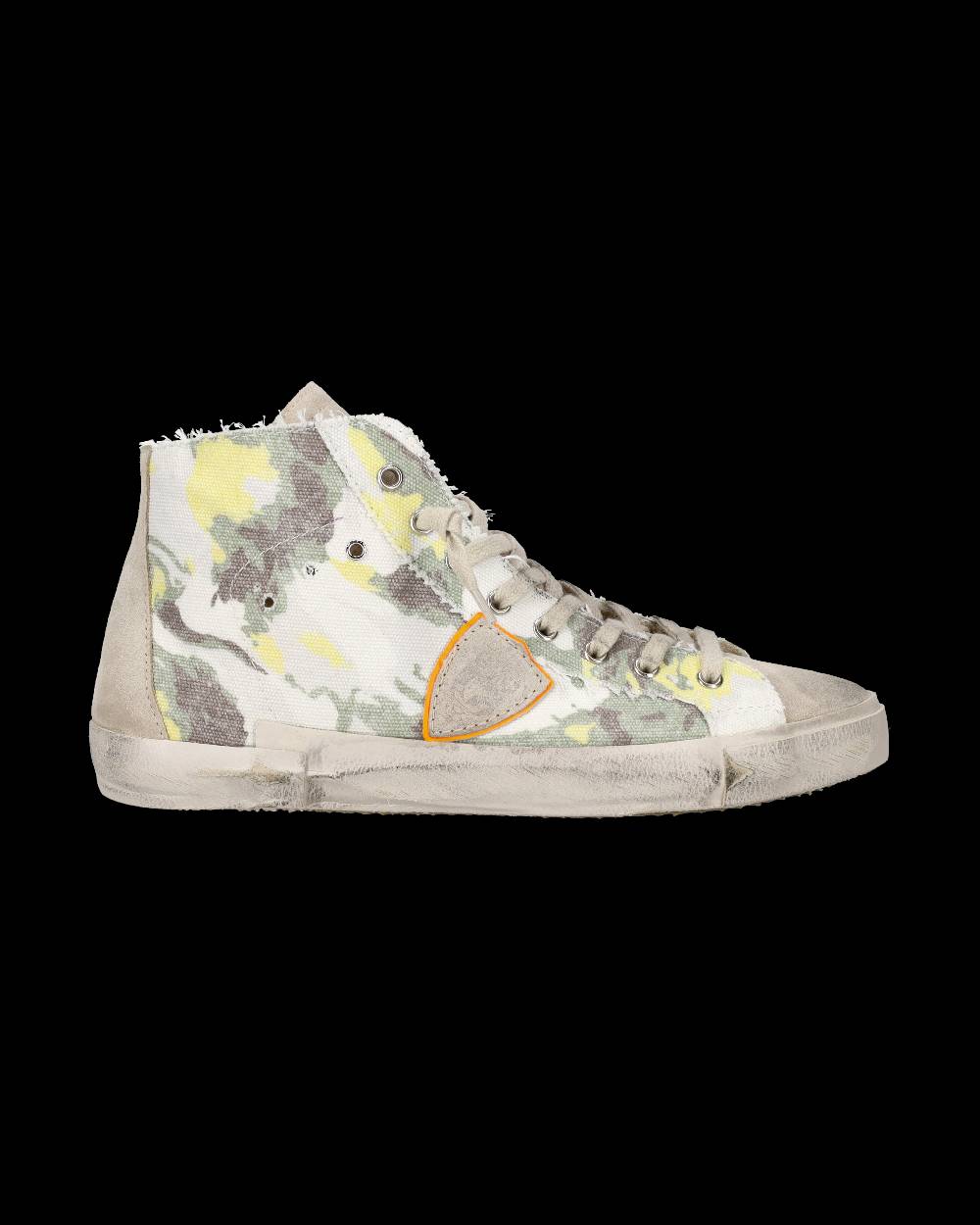Philippe Model Sneaker alta Prsx uomo - verde e giallo Prezzo Ridotto