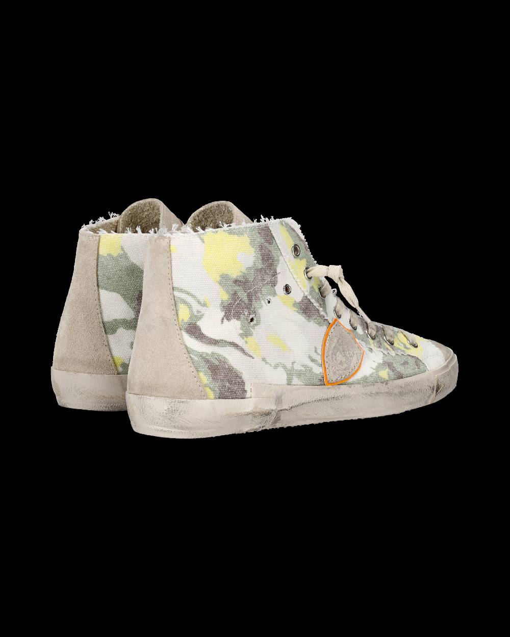 Philippe Model Sneaker alta Prsx uomo - verde e giallo Prezzo Ridotto