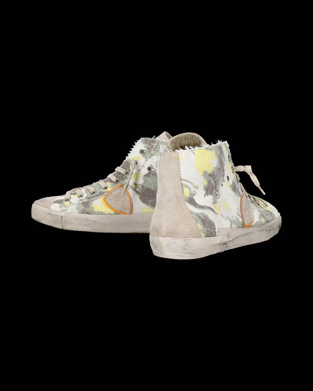 Philippe Model Sneaker alta Prsx uomo - verde e giallo Prezzo Ridotto