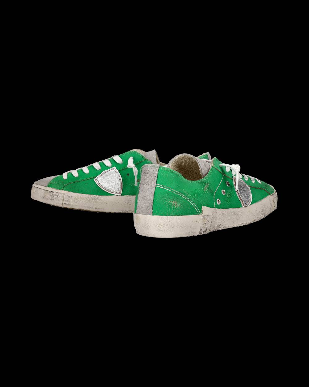 Philippe Model Sneaker basse Prsx uomo - verde e argento Novità