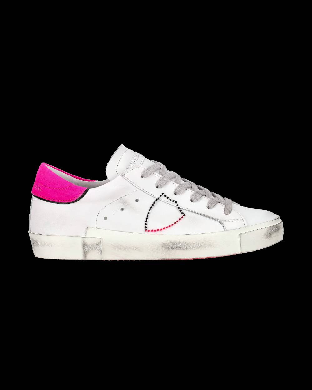 Philippe Model Sneaker bassa PRSX donna - bianco e fucsia Presa