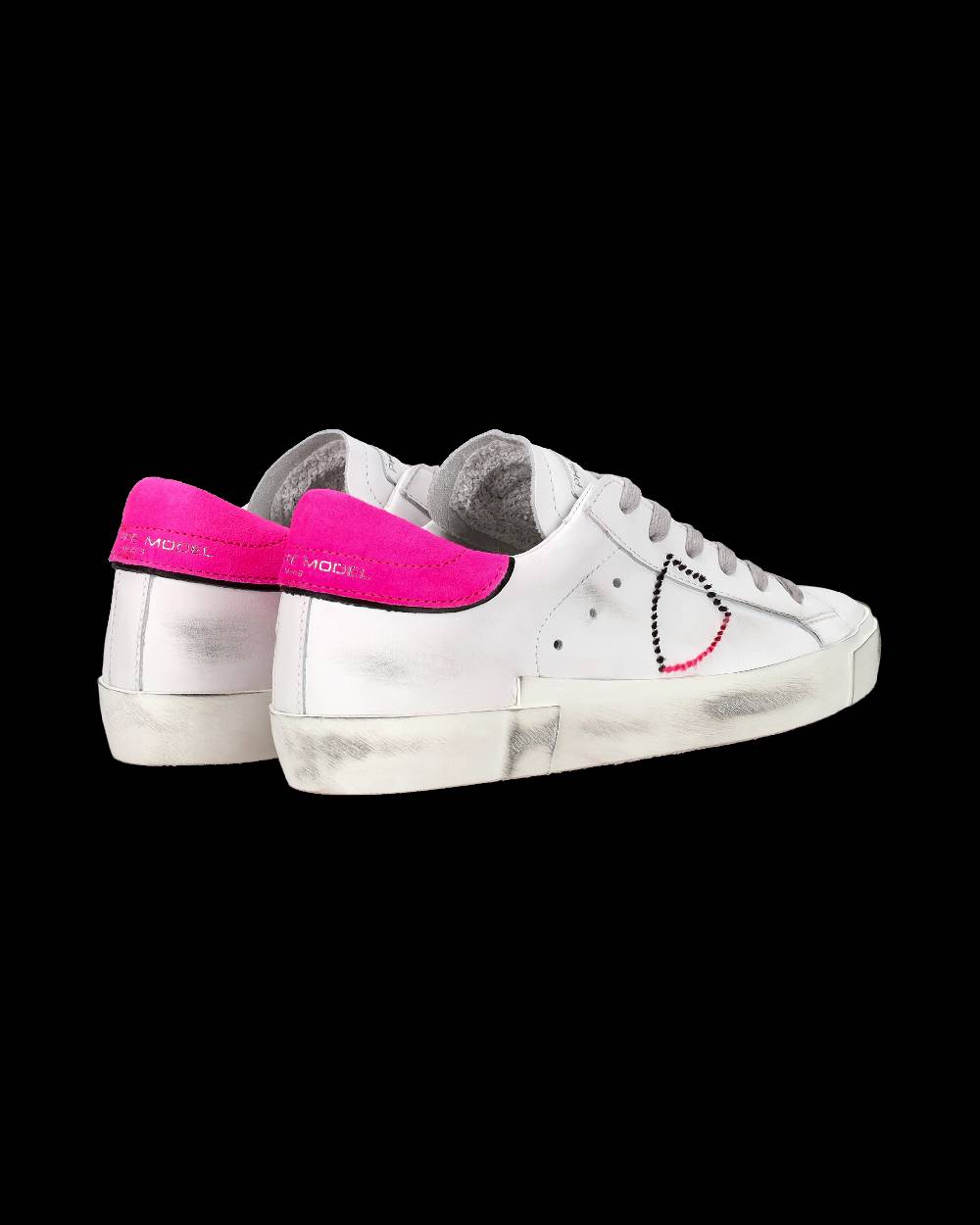 Philippe Model Sneaker bassa PRSX donna - bianco e fucsia Presa