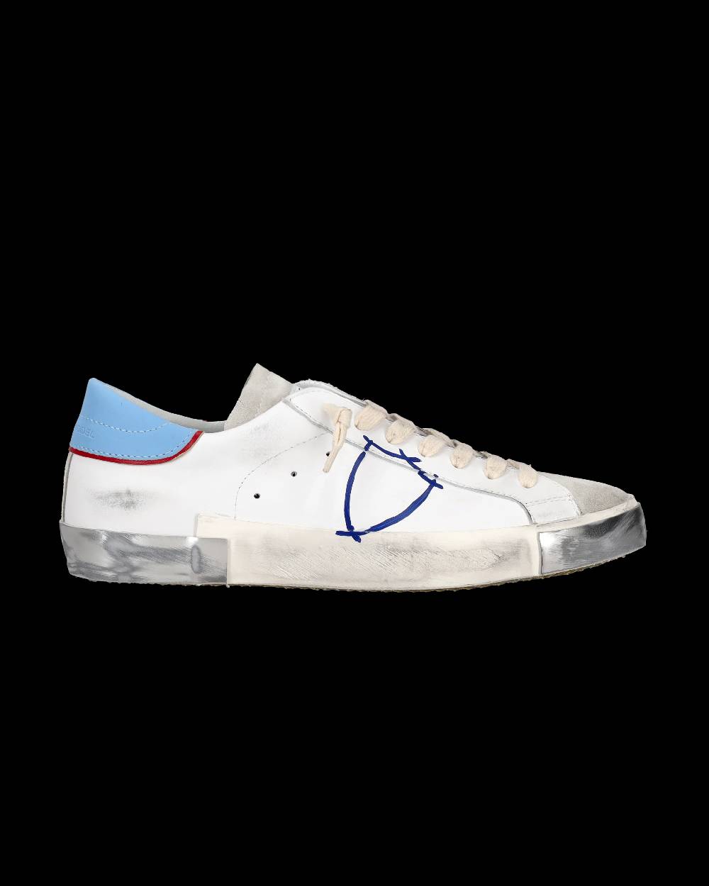 Philippe Model Sneaker tennis Prsx da uomo - Azzurro e bianco Negozio