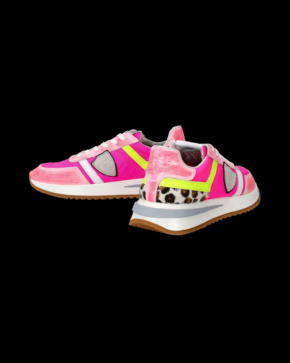 Philippe Model Sneakers Tropez 2.1 da Donna Fucsia in Tessuto Tecnico Outlet