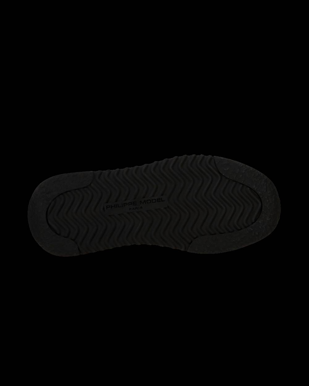 Philippe Model Sneaker casual Tropez 2.1 da uomo in nylon e pelle - Arancione e bianco In Vendita