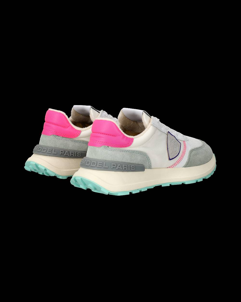 Philippe Model Sneakers Antibes da Donna Bianche e Fucsia in Tessuto Tecnico I Più Venduti
