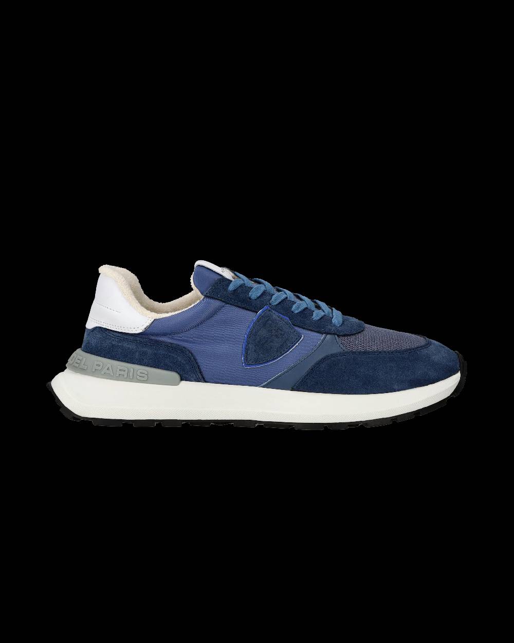 Philippe Model Sneaker sportive Antibes da uomo in nylon e pelle - Blu Vendite Flash